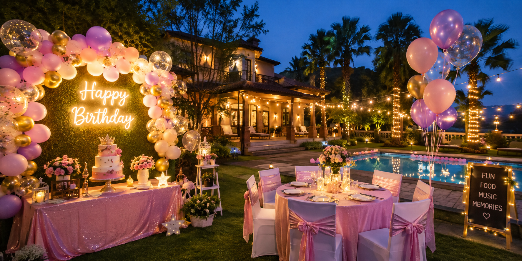 Birthday Party at a Farmhouse